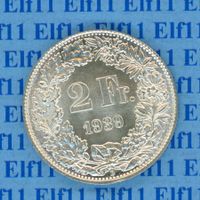 CHF___2.00 1939 unz-stgl 2 Franken