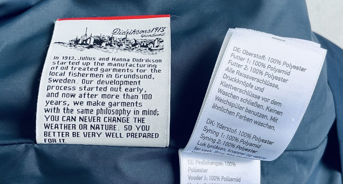 Didriksons Giacche: Didriksons Regenjacke Grösse 38 wasserdicht mit Kapuze – Usato da Kreuzlingen venduto da LoveTheSea 4