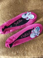 Ballerinas, Gr. 38/39, Pink mit Glitzer Steine Sonia Rykiel