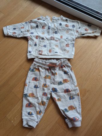 Elefanten Pulli und Hose, Gr 74