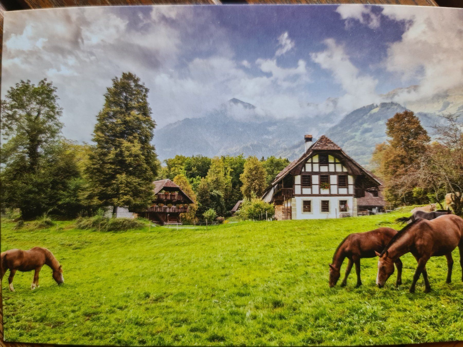 Ansichtskarten: Ansichtskarte Freilichtmuseum Ballenberg – Gebraucht aus Dintikon von Vexi
