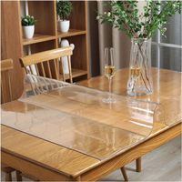 Tischfolie transparent, 70x120 cm, neu