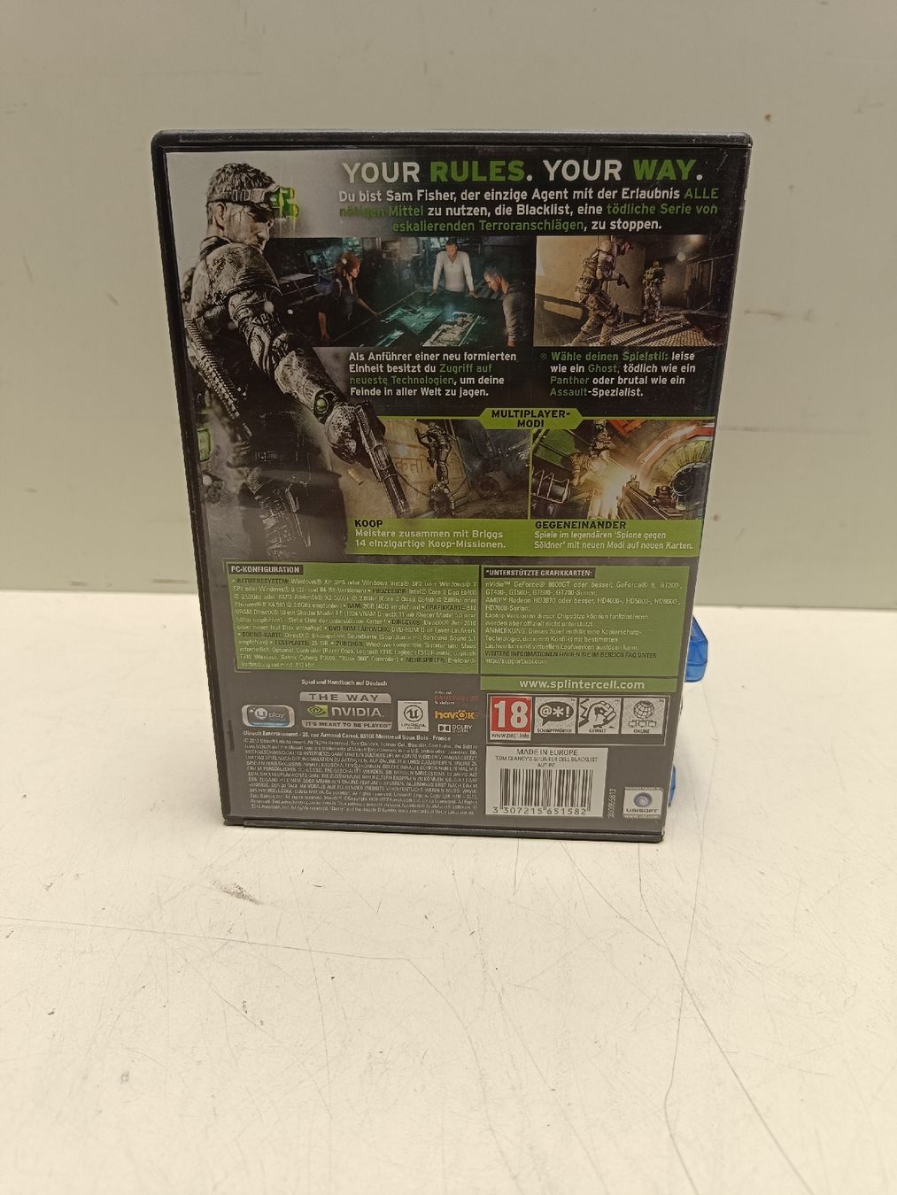 Giochi: Tom Clancy's Splinter Cell Blacklist PC - Top Spiel(em48) – Usato da Künten venduto da Schnaepplihuus 1