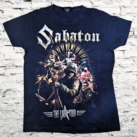 🤘⚔️ Sabaton T-Shirt „The Last Tour“ Grösse: S  🇸🇪🔥💥