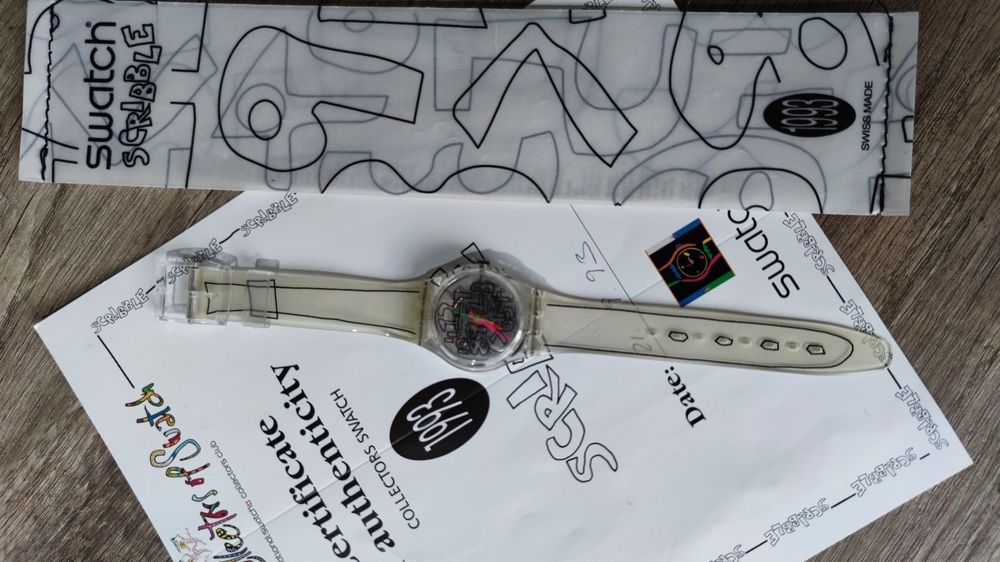 Swatch GZ124 Scribble 1993 Collector's Watch Uhr | Comprare su Ricardo