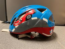 Alpina Kinderhelm Gr. 47-51 cm mit Auto Design, Top!