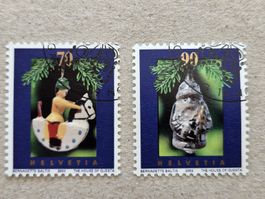 Schweiz 2003 – Weihnachtsmarken – ZNr. 1105–1106 – Ersttag