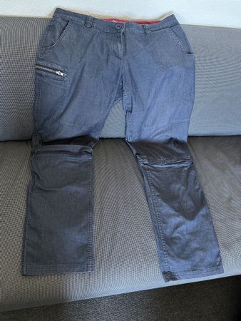 Pantalon femme taille 44 bleu