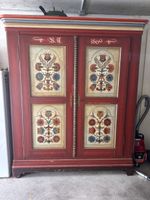 Antiker Schrank Bauernschrank mit Bemalung ca. 1869