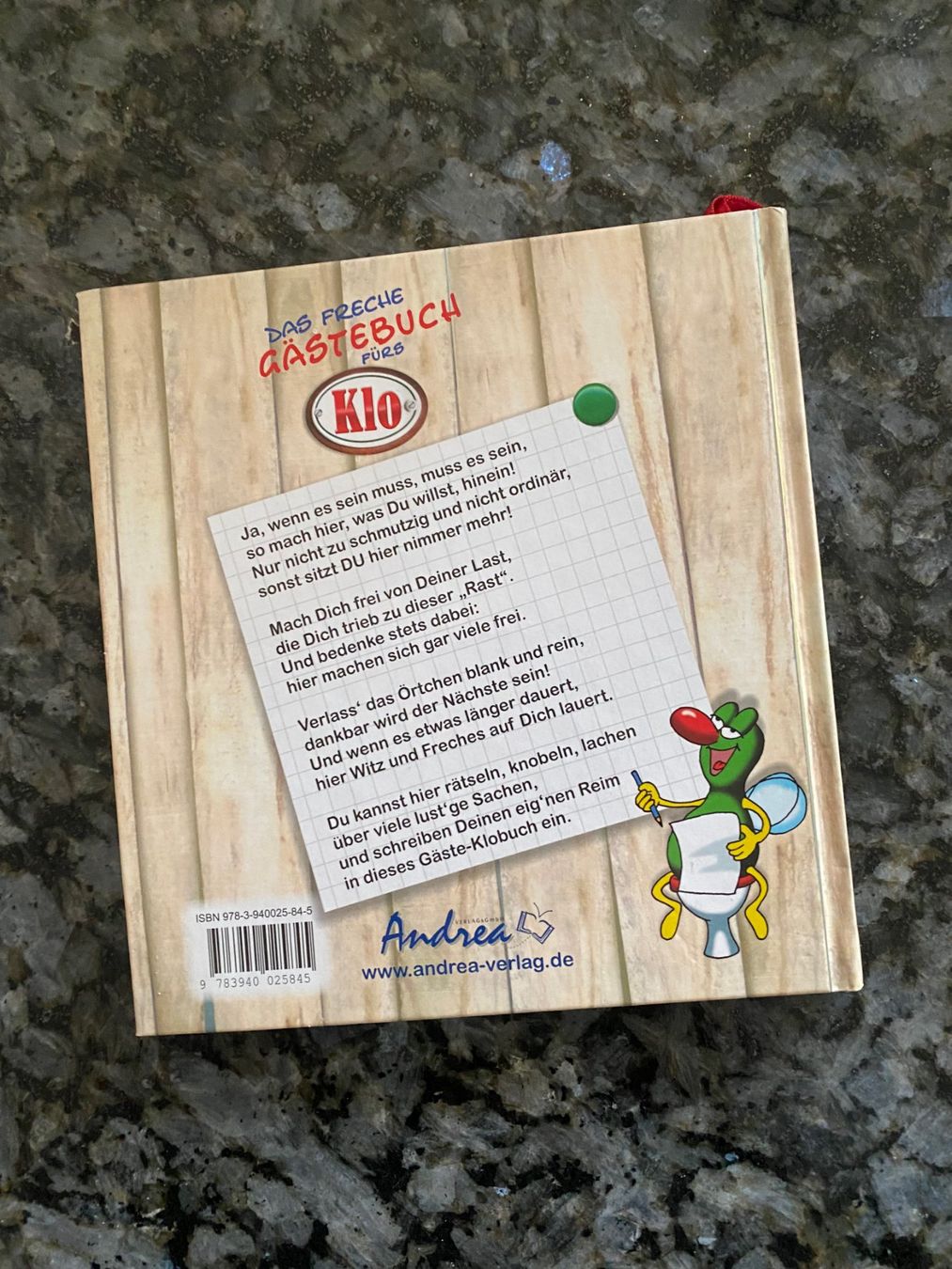 Livres: Das perfekte Gästebuch fürs Klo – Neuf (Voir description) à Allenwinden par Obalu 1