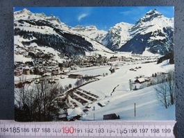 ENGELBERG GERSCHNIBAHN 1975  AUTOPARKPLATZ SCHNEE ONW AK