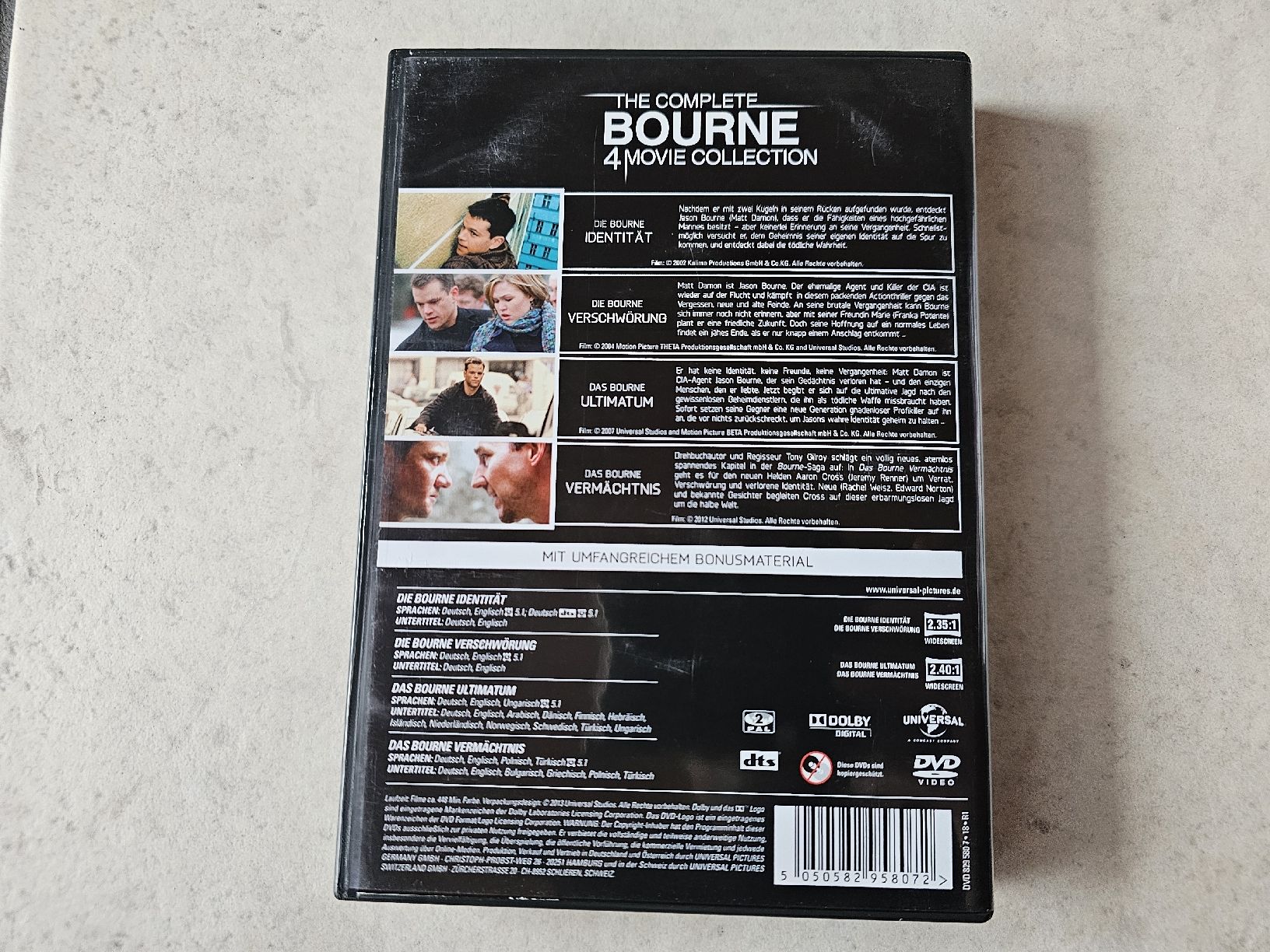 Tutti i DVDs: The Complete Bourne 4 Movie Collection – Usato da Schneisingen venduto da backstore24 1