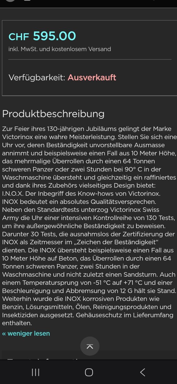 Victorinox Orologi: Victorinox professionel diver – Usato da Burgdorf venduto da maj_swz8 8