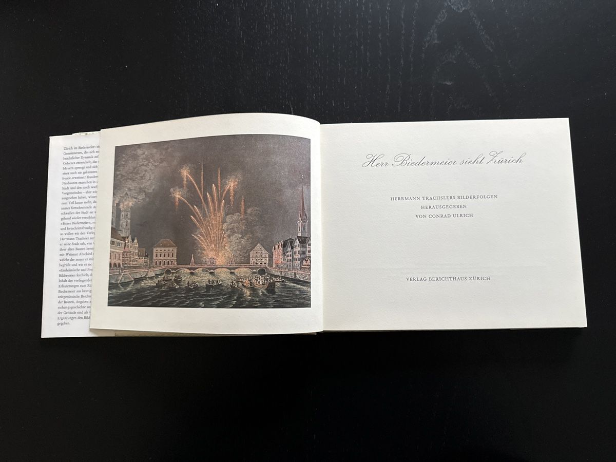 Libri: Herr Biedermeier sieht Zürich – Usato da Erstfeld venduto da Uhu1980 1