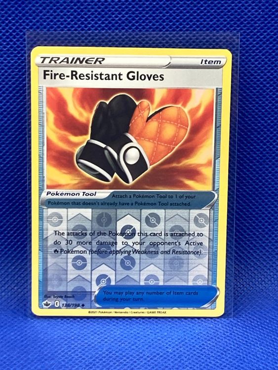 Pokemon Chilling Reign / FireResistant Gloves 138 EN Rev. Kaufen auf