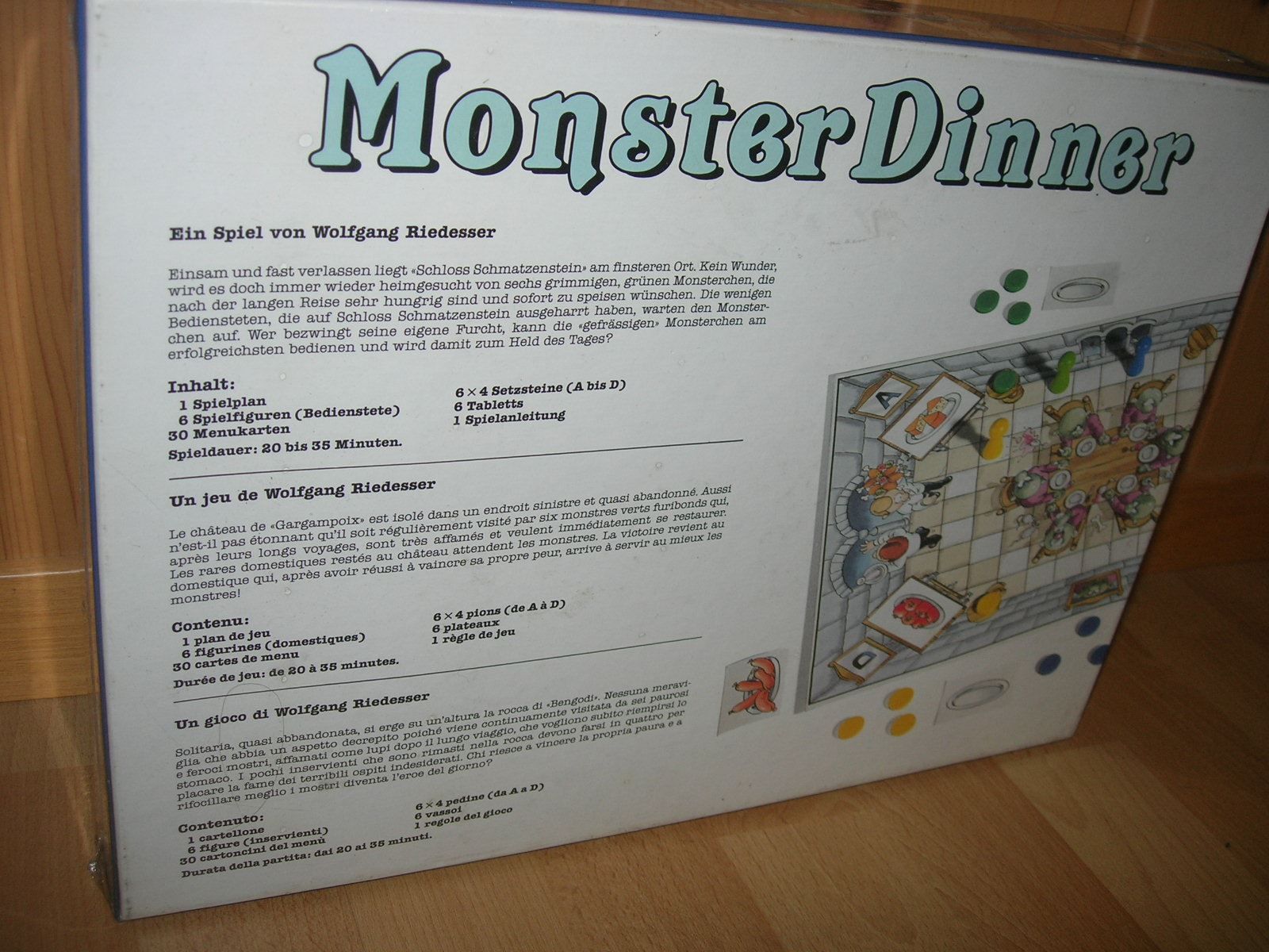 Jeux: Monster Dinner / Wer krönt sich zum Chef – Neuf avec emballage d'origine à Hornussen par Corvette- 2