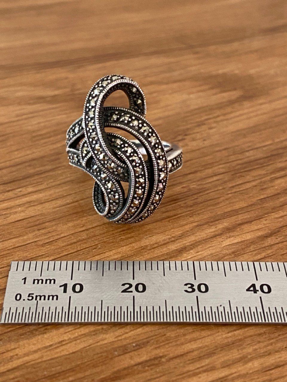 Ringe: Markasit Ring Silber 925 – Gebraucht aus Zumikon von Frauenecke 3