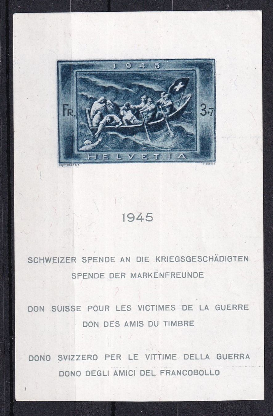 Tutti i francobolli: Block Zumst. 21 /Mi. Bl.11 Postfisch/**/MNH – Nuovo (secondo la descrizione) da Balterswil venduto da Argon61