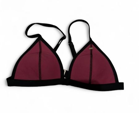 Schicker Bikini Top Bordeauxrot Gr. S neuwertig Sommer