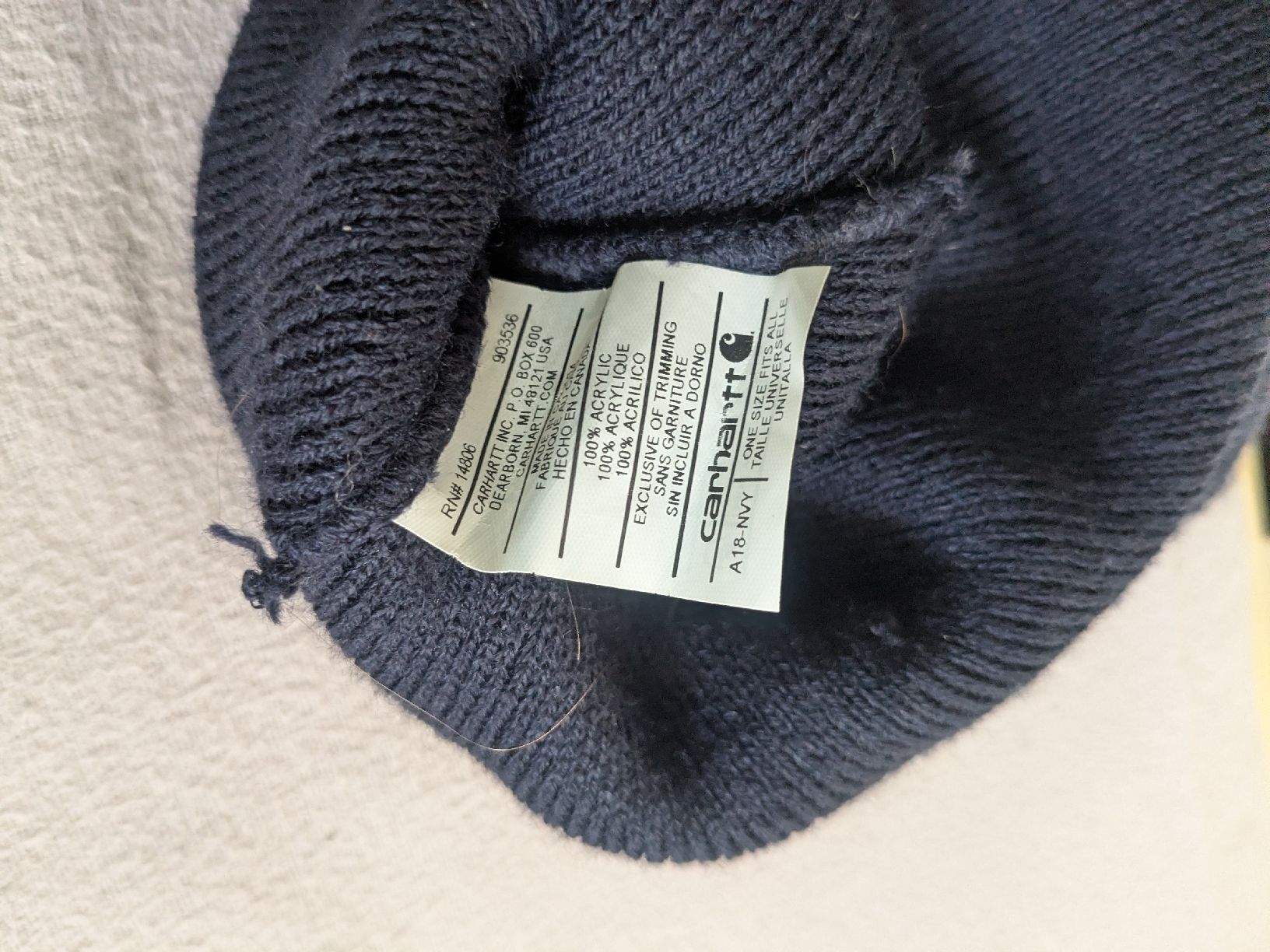Carhartt Hüte, Mützen & Caps: Navy Carhartt Beanie – Gebraucht aus Lenzerheide/Lai von dgi_wj6p 2