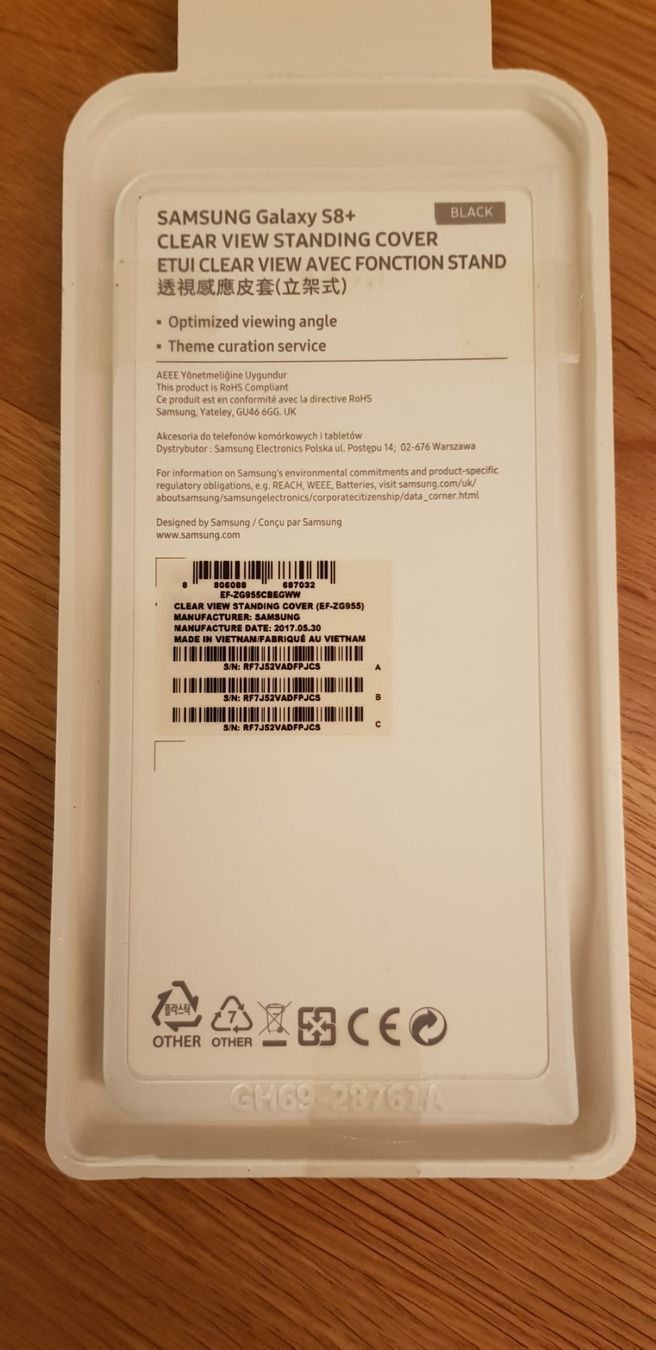 Samsung Cover & Protezioni schermo: Handyhülle für Galaxy S8+ – Nuovo e nell'imballaggio originale da Allschwil venduto da dro_989r 1