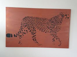 Bild Gepard auf Keilrahmen