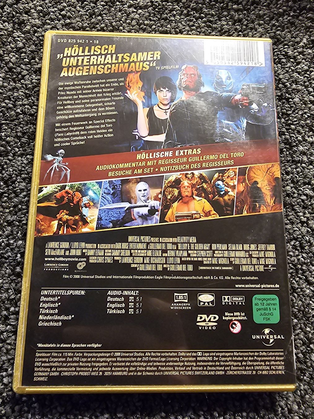 Tutti i DVDs: Hellboy Die goldene Armee (21143) – Usato da Ruswil venduto da jan_bxl5 1