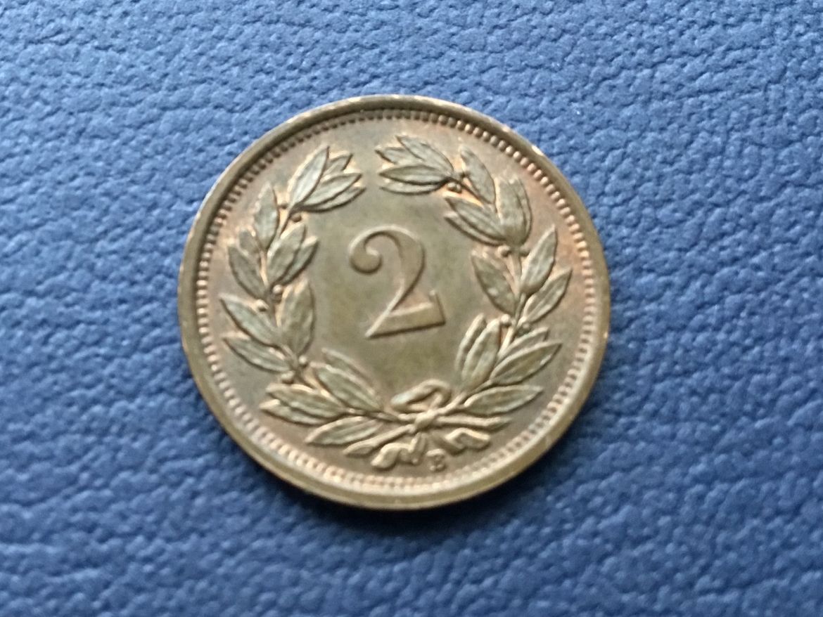 Tutti le monete: 2 Rappen 1937 VZ ++ – Nuovo (secondo la descrizione) da St. Margrethen SG venduto da alfapeugeot10 2