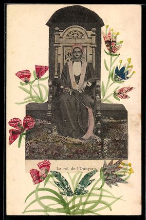 Handgemachte-Collage-AK Le roi de l'Ouny