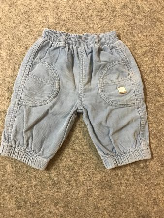 Süsser Cordhose New Born Gr. 62, hellblau