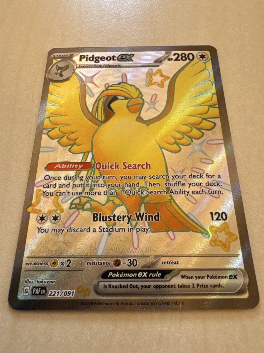 Pokémon Sammelbilder & Trading cards: Pidgeot ex 221/091 – Gebraucht aus Flüh von LucaK 2