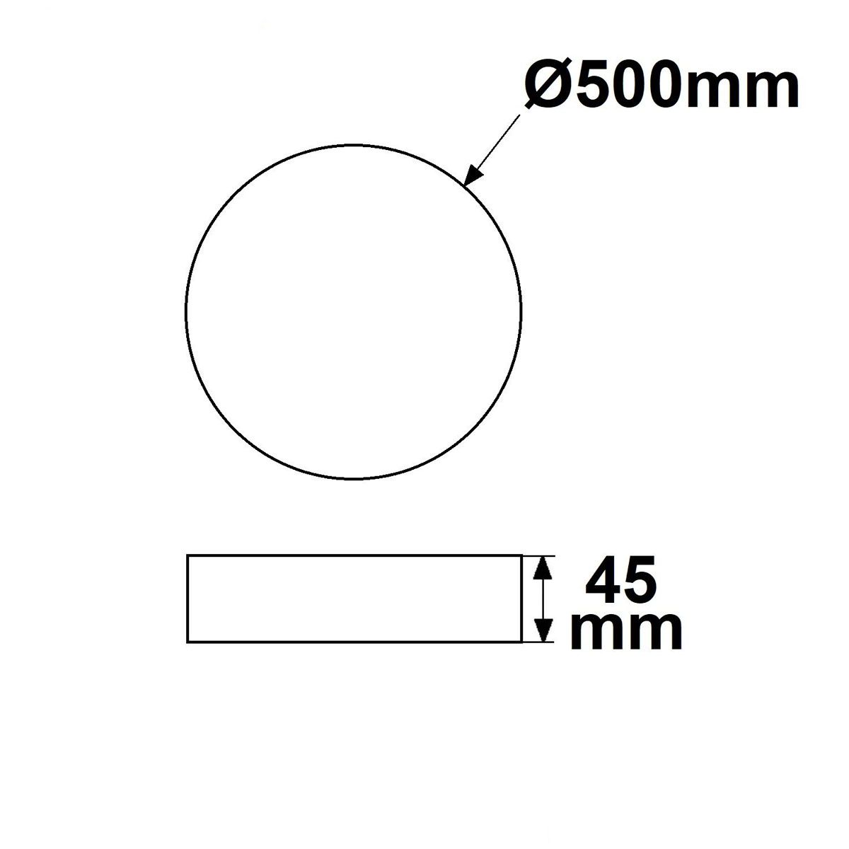 Kronleuchter & Deckenlampen: LED Deckenleuchte,Dimmbar, 50 cm Ø – Neu (gemäss Beschreibung) aus Kreuzlingen von Smart-Light 2