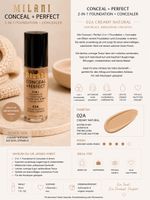 Milani Conceal + Perfect Foundation 02A Creamy Natural