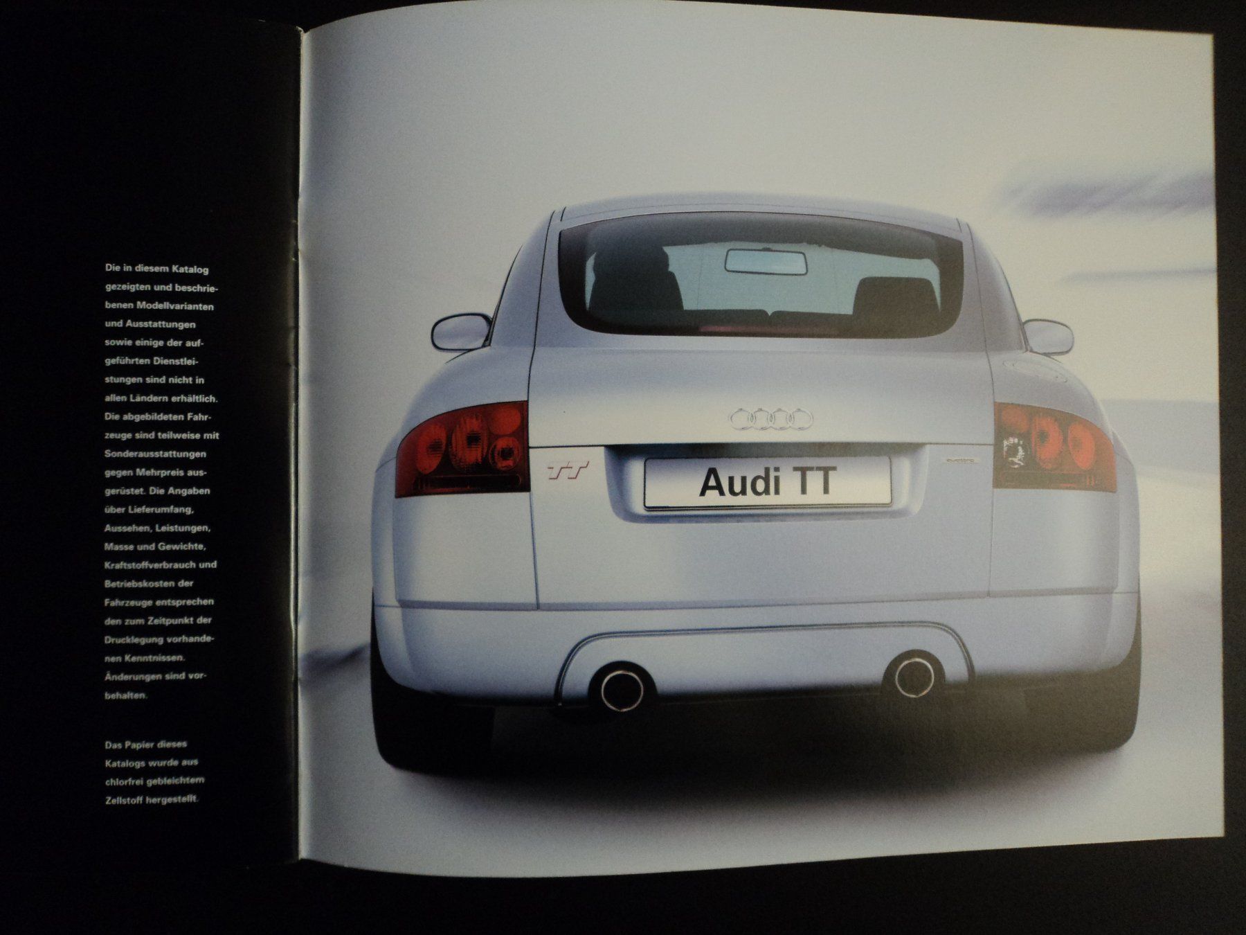 Audi Documenti: Prospekt Audi TT Coupé 1999 – Usato da Schwarzenburg venduto da modelCARama 7