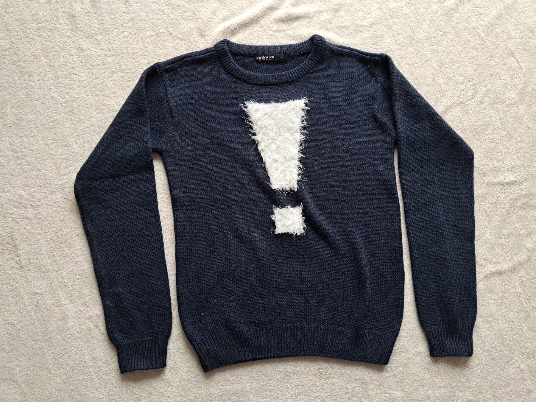 Pullover & Sweatshirts: Strickpullover "Colours of the World" Dunkelblau – Gebraucht aus Gysenstein von joshuas81