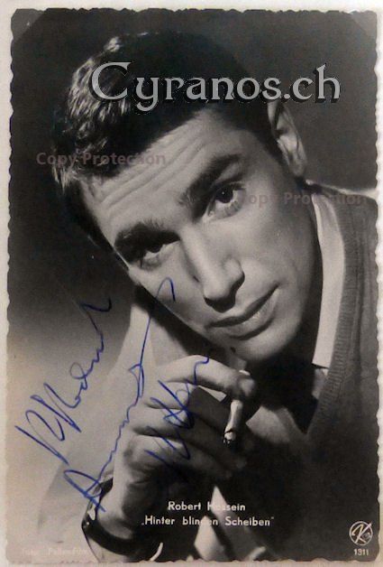 Autogramme: Robert Hossein (1927-2020) Schauspieler - Autogramm – Gebraucht aus Dietikon von immortal-stars