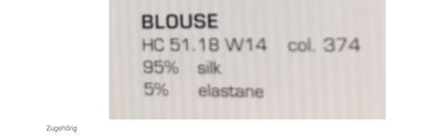 Marc Cain Blusen: Marc Cain Seidenbluse mit Perlen Gr 36 N2 – Neu (gemäss Beschreibung) aus Volketswil von praxis12 6