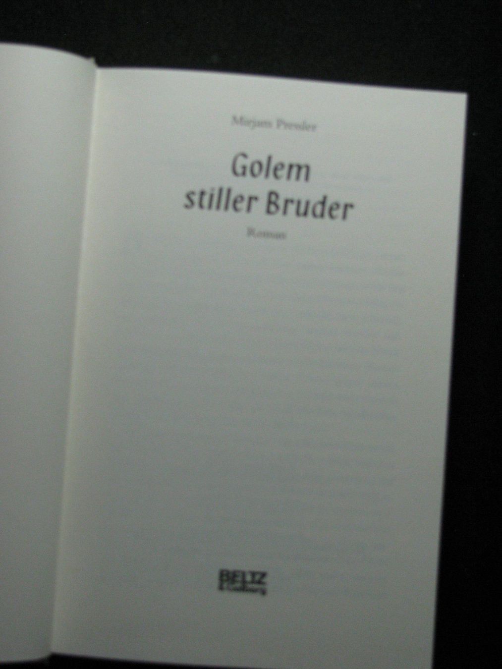 Libri: M. Pressler Golem stiller Bruder – Usato da Reitnau venduto da Zaomir 1