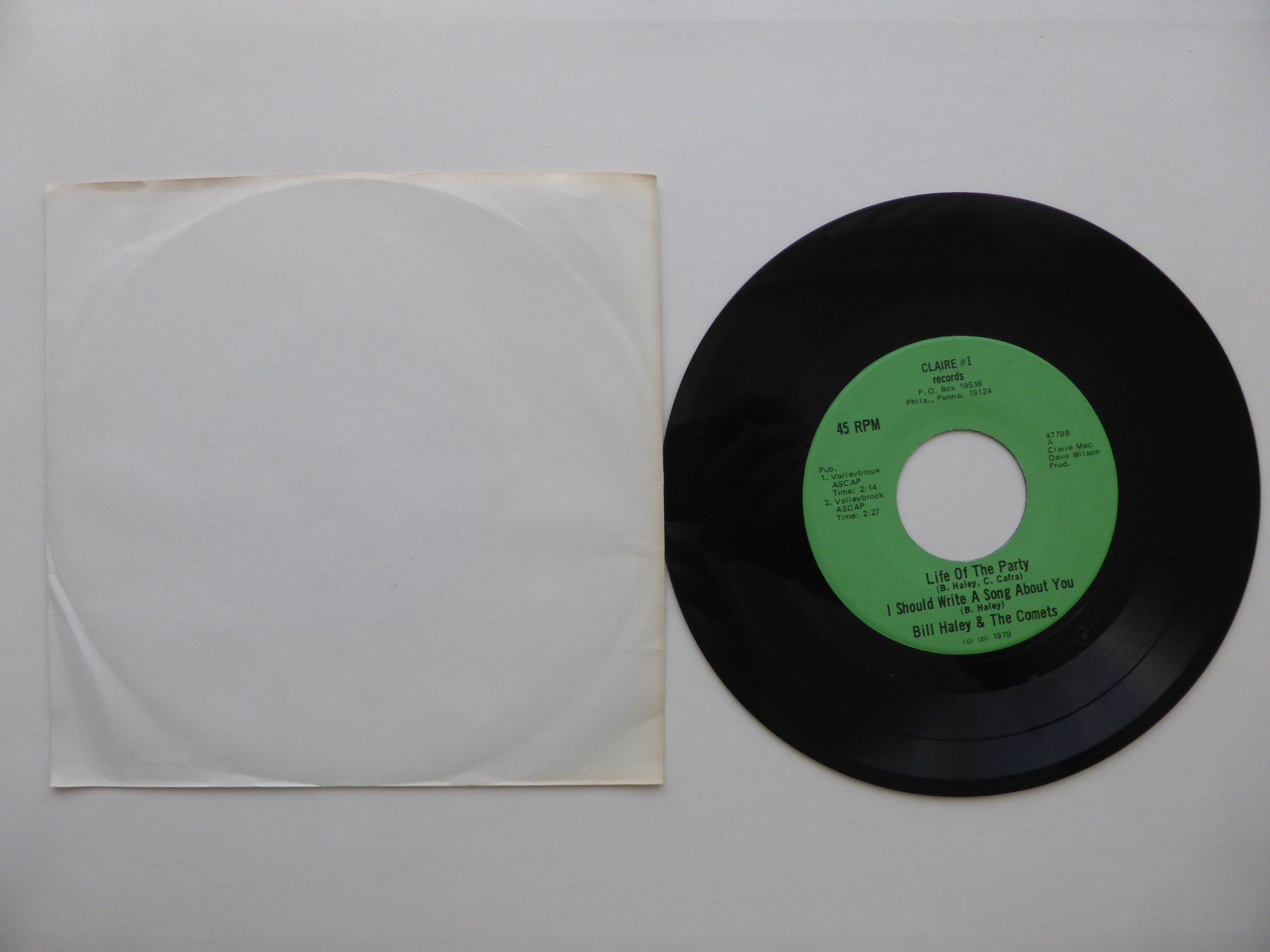 Dischi in vinile: VINYL SINGLE  EP  BILL HALEY and HIS COMETS – Usato da Küssnacht am Rigi venduto da Mondkinder 1