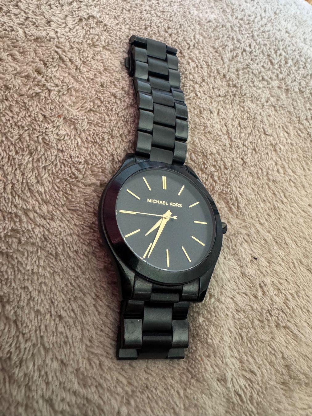 Michael Kors Orologi: Michael Kors Uhr, schwarz/gold – Usato da Rüti ZH venduto da Mysticphoenix.mel 1
