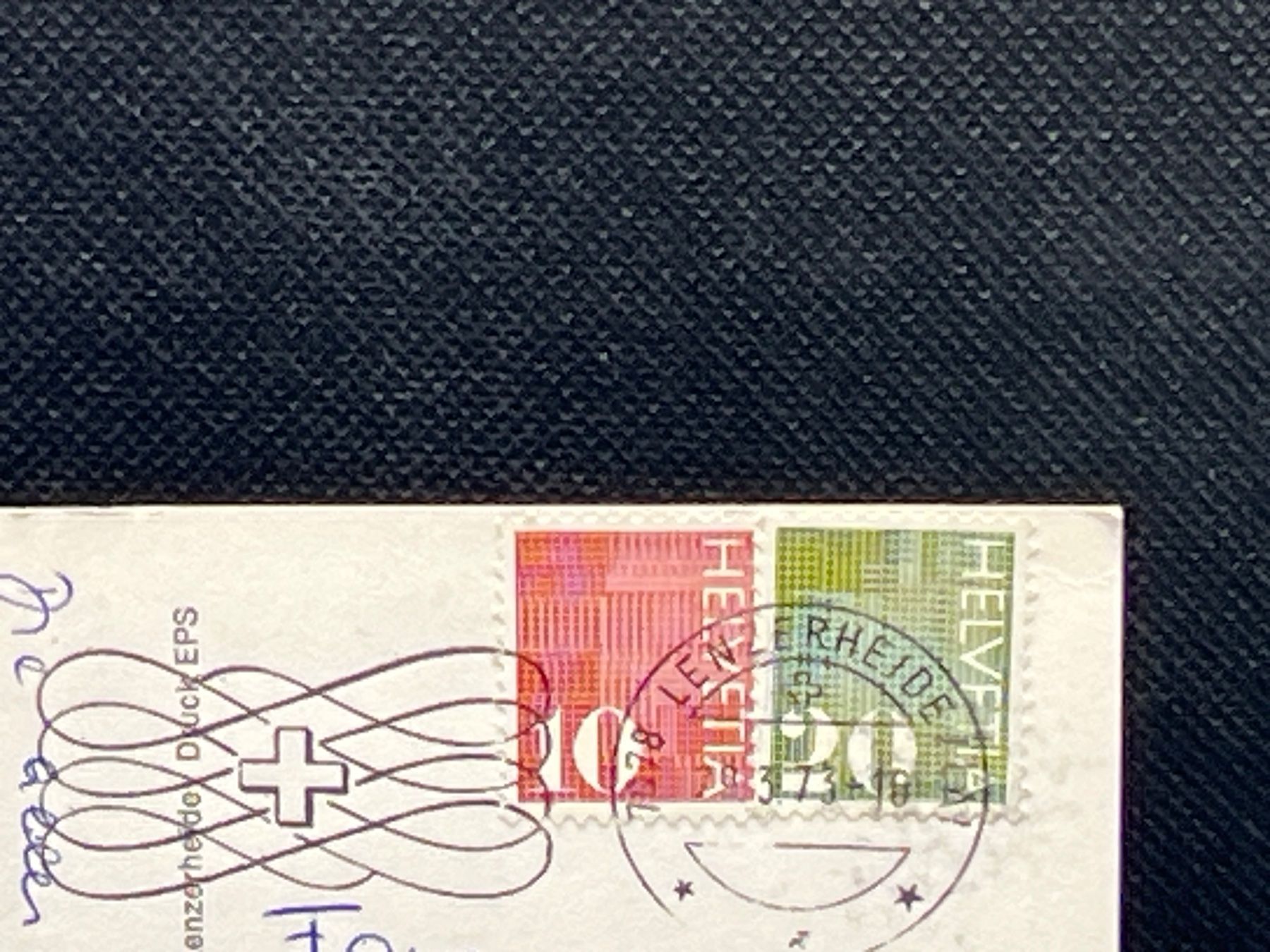 Cartoline postali: Lenzerheide-Valbella, 1500 m ü.M. – Usato da Widnau venduto da Brusi9 1