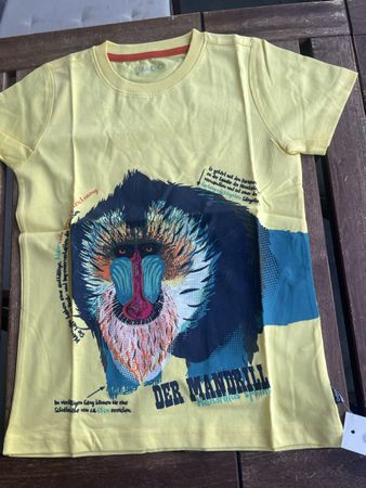 JAKO-O T-Shirt Mandrill gelb Grösse 128/134 neu & OVP!