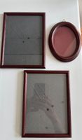 Vintage Bilderrahmen Holz dunkel Set 3 Stk.