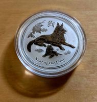 Münze Silber Australien Year of the Dog 2018 oz 999.9 Silver