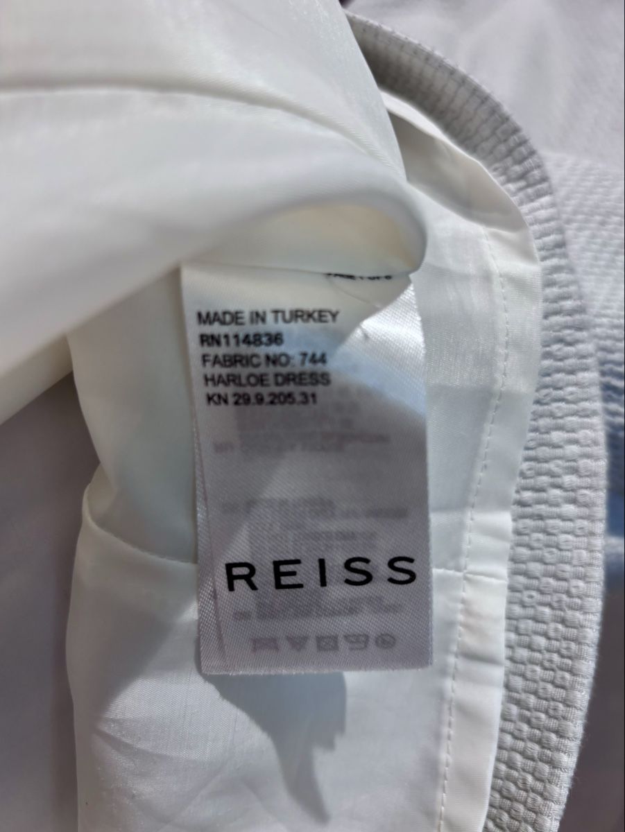Kleider: Reiss Kleid, off-white/hellgrau, Grösse 38 – Neu (gemäss Beschreibung) aus Zollikon von pitpat02 4