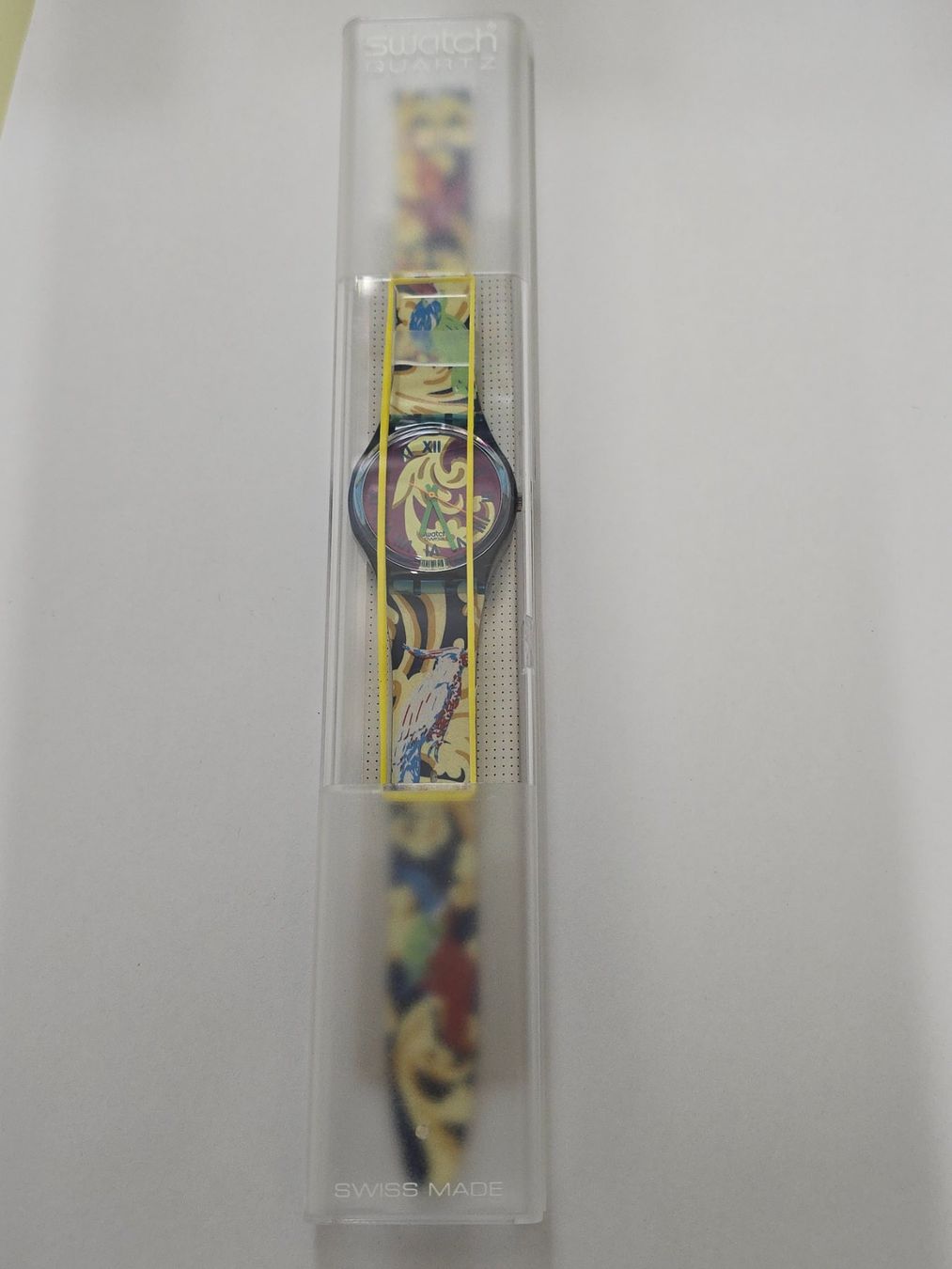Swatch Orologi: Swatch Perroquet GN119 avec pile neuve – Nuovo e nell'imballaggio originale da Tramelan venduto da Nirdan 6