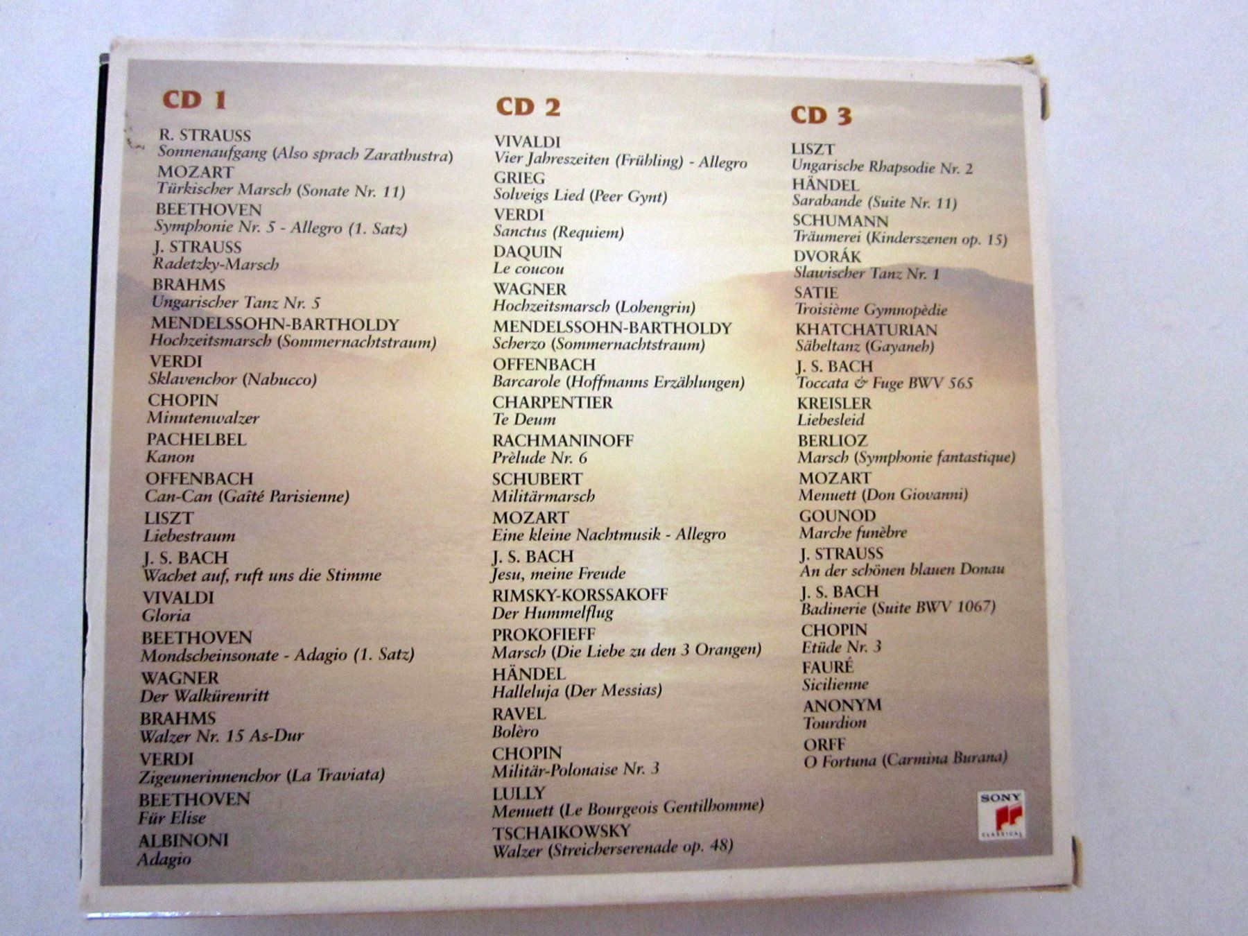 CDs: CD Box Klassik bestehend aus 3 CD – D'occasion à Binningen par fel_8mgn 1