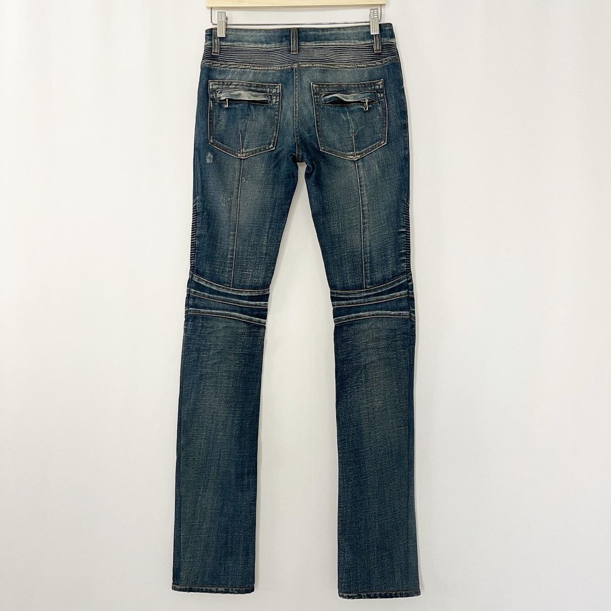 Balmain Jeans: BALMAIN Distressed Biker Jeans – Nuovo (secondo la descrizione) da Emmen venduto da Avviivva_Com2023 4