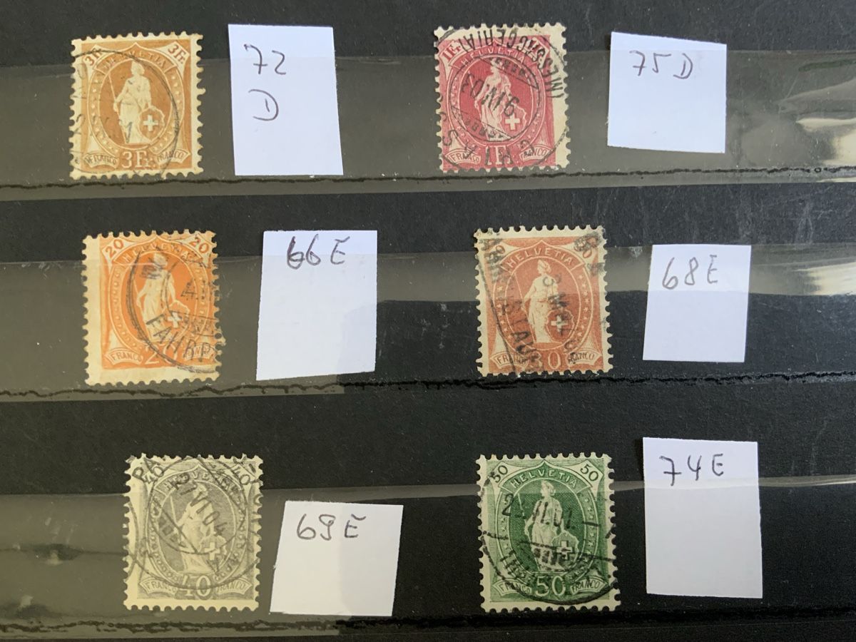 Tutti i francobolli: Stehende Helvetia – Usato da Binningen venduto da chr_cr5n 2