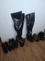 Lot von 6 Paar Damenschuhen in den Größen 41 und 42. 